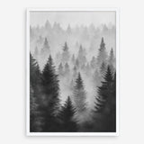 Shop Misty Forest Art Print a painted style wall art print from The Print Emporium wall artwork collection - Buy Australian made fine art painting style poster and framed prints for the home and your interior decor room, TPE-188-AP