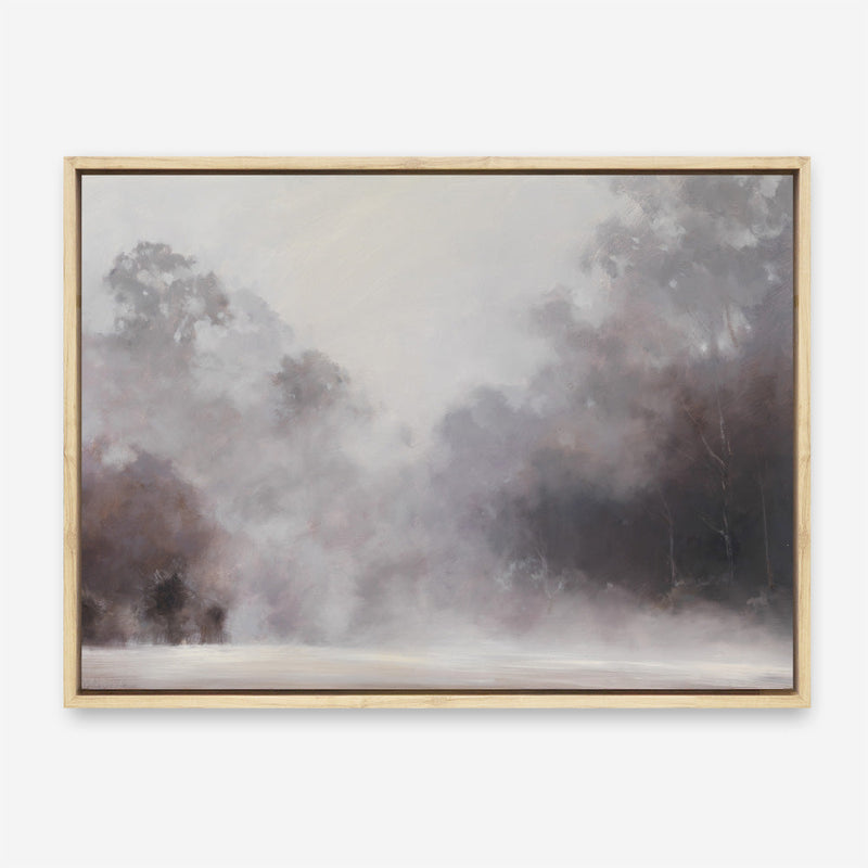 Shop Misty Morning Canvas Print a painted style framed canvas wall art print from The Print Emporium artwork collection - Buy Australian made fine art painting style stretched canvas prints for the home and your interior decor space, TPE-415-CA-35X46-NF