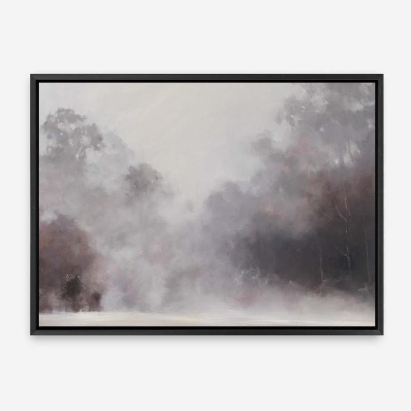 Shop Misty Morning Canvas Print a painted style framed canvas wall art print from The Print Emporium artwork collection - Buy Australian made fine art painting style stretched canvas prints for the home and your interior decor space, TPE-415-CA-35X46-NF
