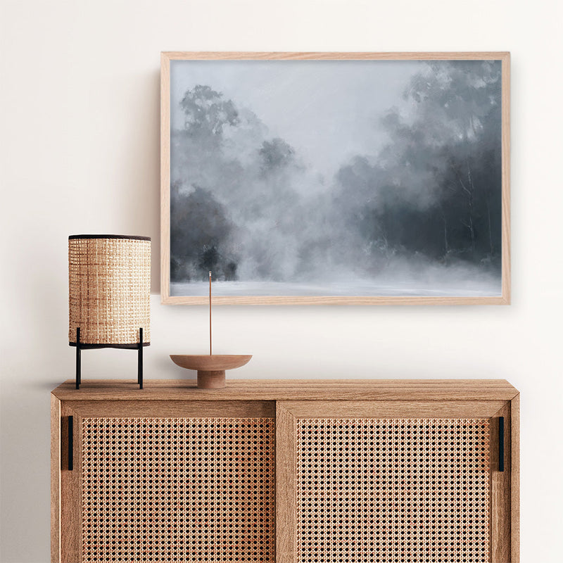 Shop Misty Morning II Art Print a painted style wall art print from The Print Emporium wall artwork collection - Buy Australian made fine art painting style poster and framed prints for the home and your interior decor room, TPE-424-AP