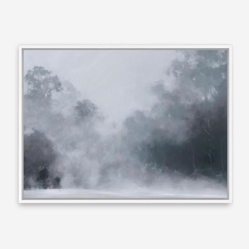 Shop Misty Morning II Canvas Print a painted style framed canvas wall art print from The Print Emporium artwork collection - Buy Australian made fine art painting style stretched canvas prints for the home and your interior decor space, TPE-424-CA-35X46-NF