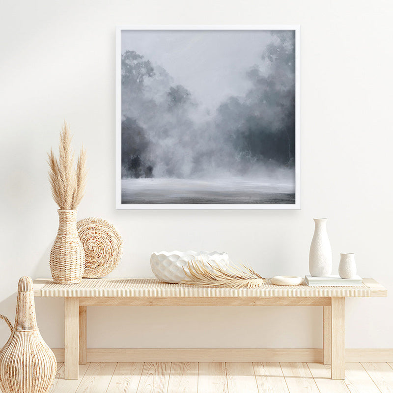 Shop Misty Morning II (Square) Art Print a painted style wall art print from The Print Emporium wall artwork collection - Buy Australian made fine art painting style poster and framed prints for the home and your interior decor room, TPE-423-AP