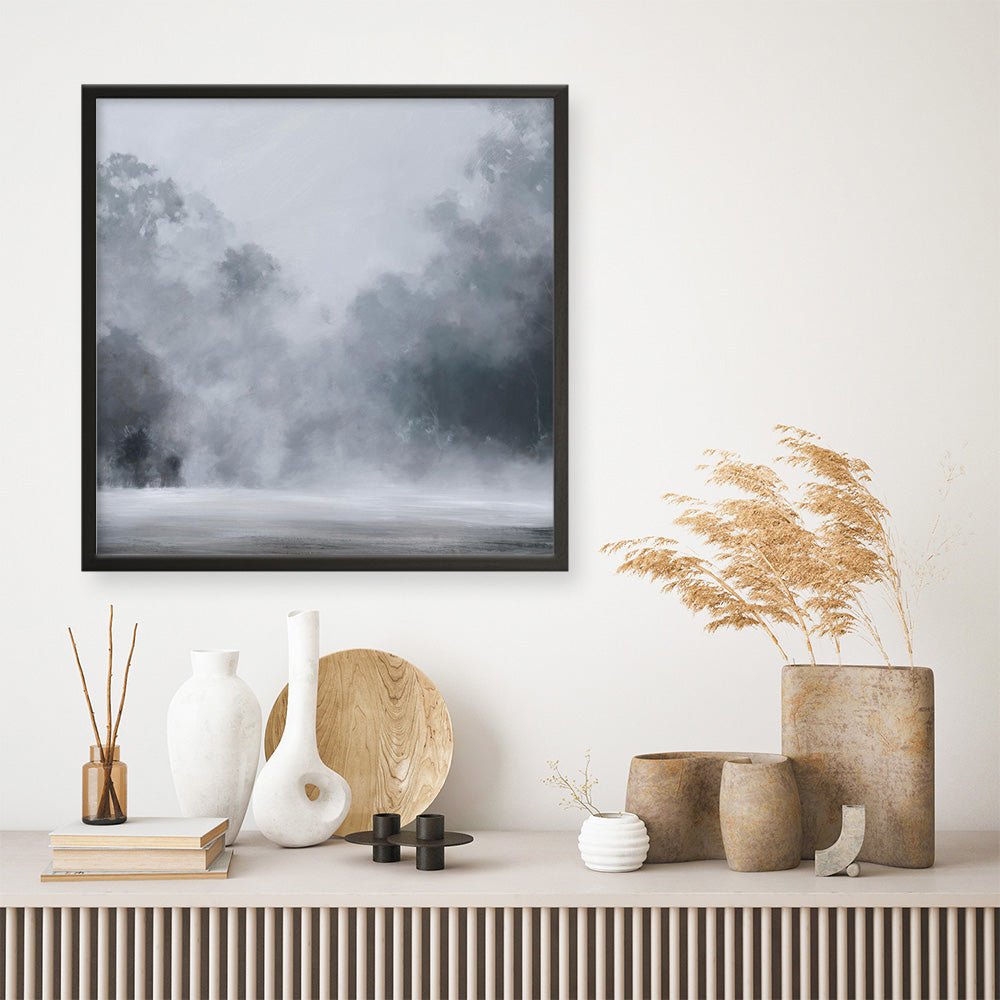 Shop Misty Morning II (Square) Art Print a painted style wall art print from The Print Emporium wall artwork collection - Buy Australian made fine art painting style poster and framed prints for the home and your interior decor room, TPE-423-AP
