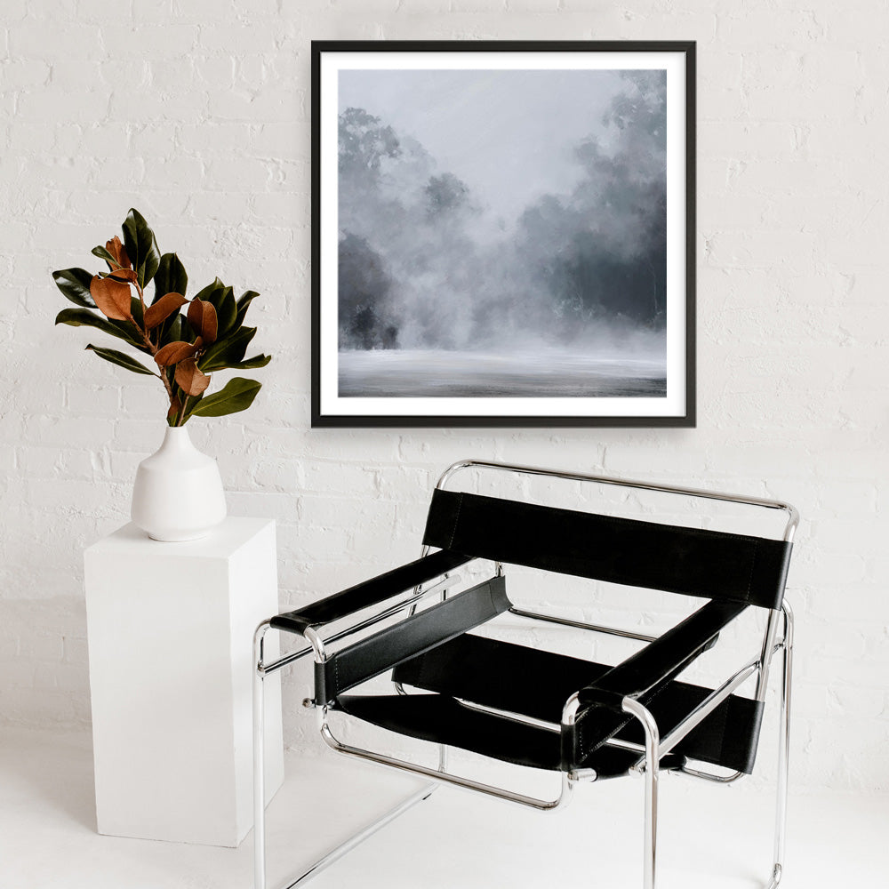 Shop Misty Morning II (Square) Art Print a painted style wall art print from The Print Emporium wall artwork collection - Buy Australian made fine art painting style poster and framed prints for the home and your interior decor room, TPE-423-AP