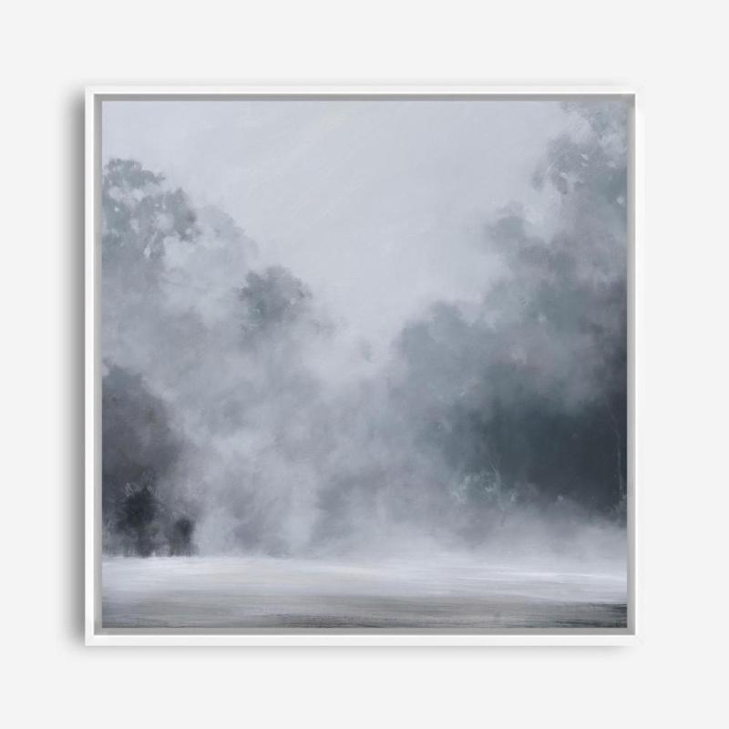 Shop Misty Morning II (Square) Canvas Print a painted style framed canvas wall art print from The Print Emporium artwork collection - Buy Australian made fine art painting style stretched canvas prints for the home and your interior decor space, TPE-423-CA-40X40-NF
