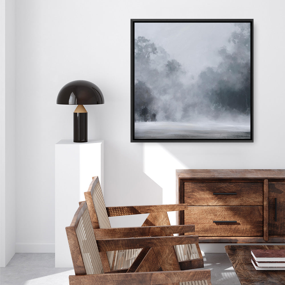 Shop Misty Morning II (Square) Canvas Print a painted style framed canvas wall art print from The Print Emporium artwork collection - Buy Australian made fine art painting style stretched canvas prints for the home and your interior decor space, TPE-423-CA-40X40-NF