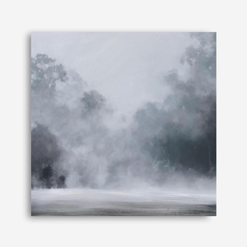 Shop Misty Morning II (Square) Canvas Print a painted style framed canvas wall art print from The Print Emporium artwork collection - Buy Australian made fine art painting style stretched canvas prints for the home and your interior decor space, TPE-423-CA-40X40-NF