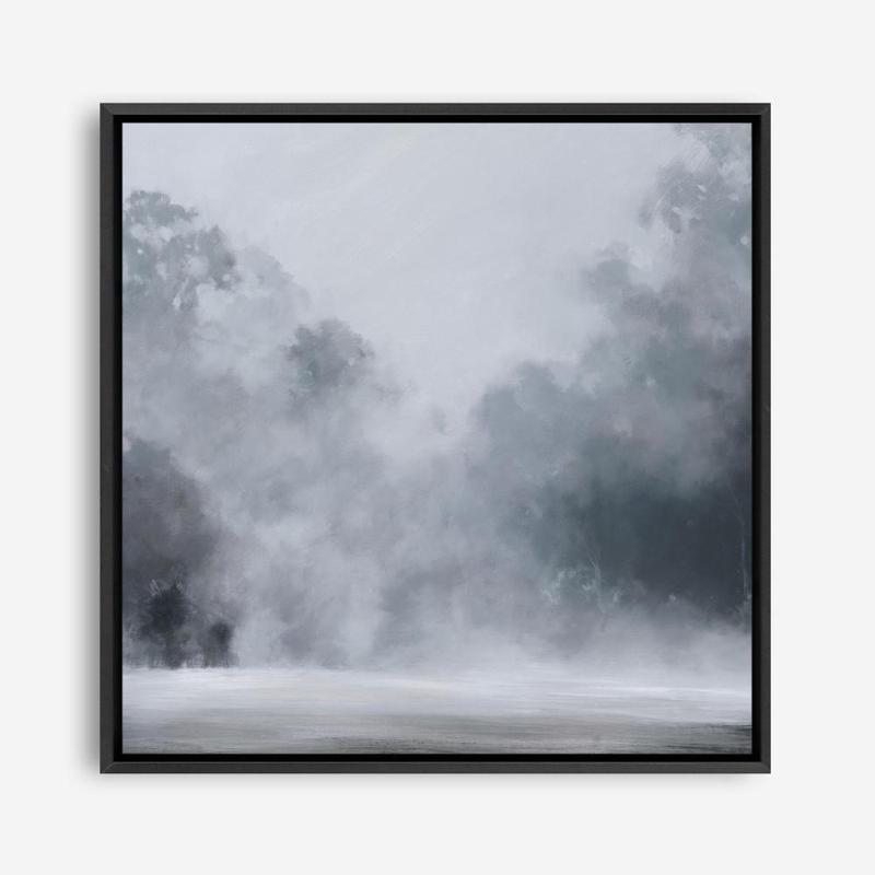 Shop Misty Morning II (Square) Canvas Print a painted style framed canvas wall art print from The Print Emporium artwork collection - Buy Australian made fine art painting style stretched canvas prints for the home and your interior decor space, TPE-423-CA-40X40-NF