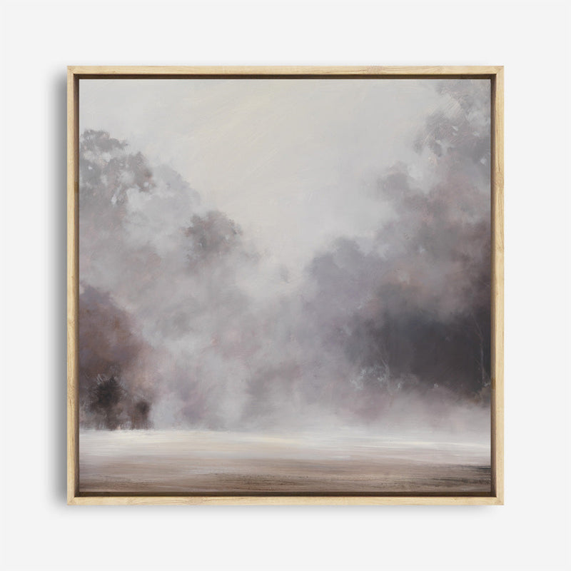 Shop Misty Morning (Square) Canvas Print a painted style framed canvas wall art print from The Print Emporium artwork collection - Buy Australian made fine art painting style stretched canvas prints for the home and your interior decor space, TPE-416-CA-40X40-NF