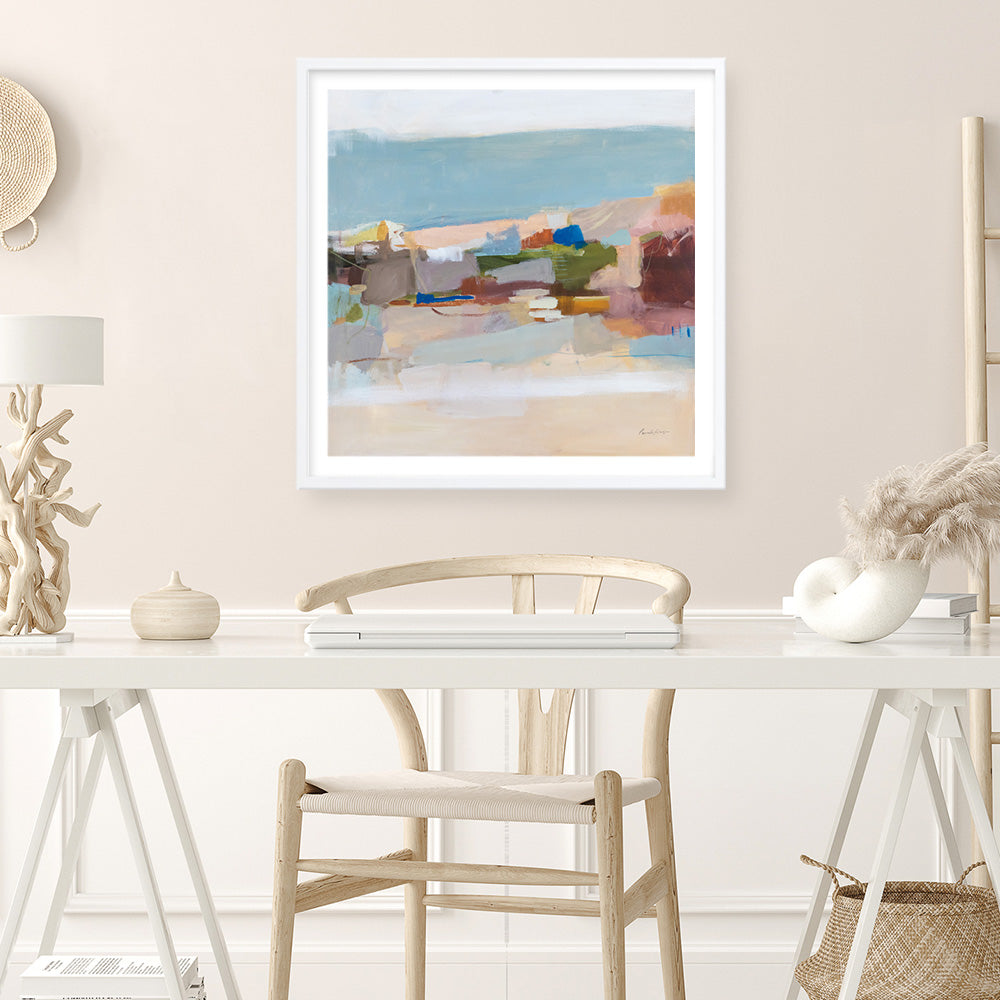 Shop Moab (Square) Art Print a painted abstract themed wall art print from The Print Emporium wall artwork collection - Buy Australian made fine art painting style poster and framed prints for the home and your interior decor room, TPE-WA-74328-AP