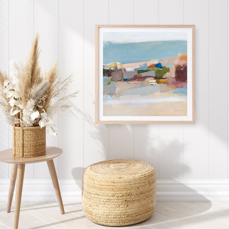 Shop Moab (Square) Art Print a painted abstract themed wall art print from The Print Emporium wall artwork collection - Buy Australian made fine art painting style poster and framed prints for the home and your interior decor room, TPE-WA-74328-AP