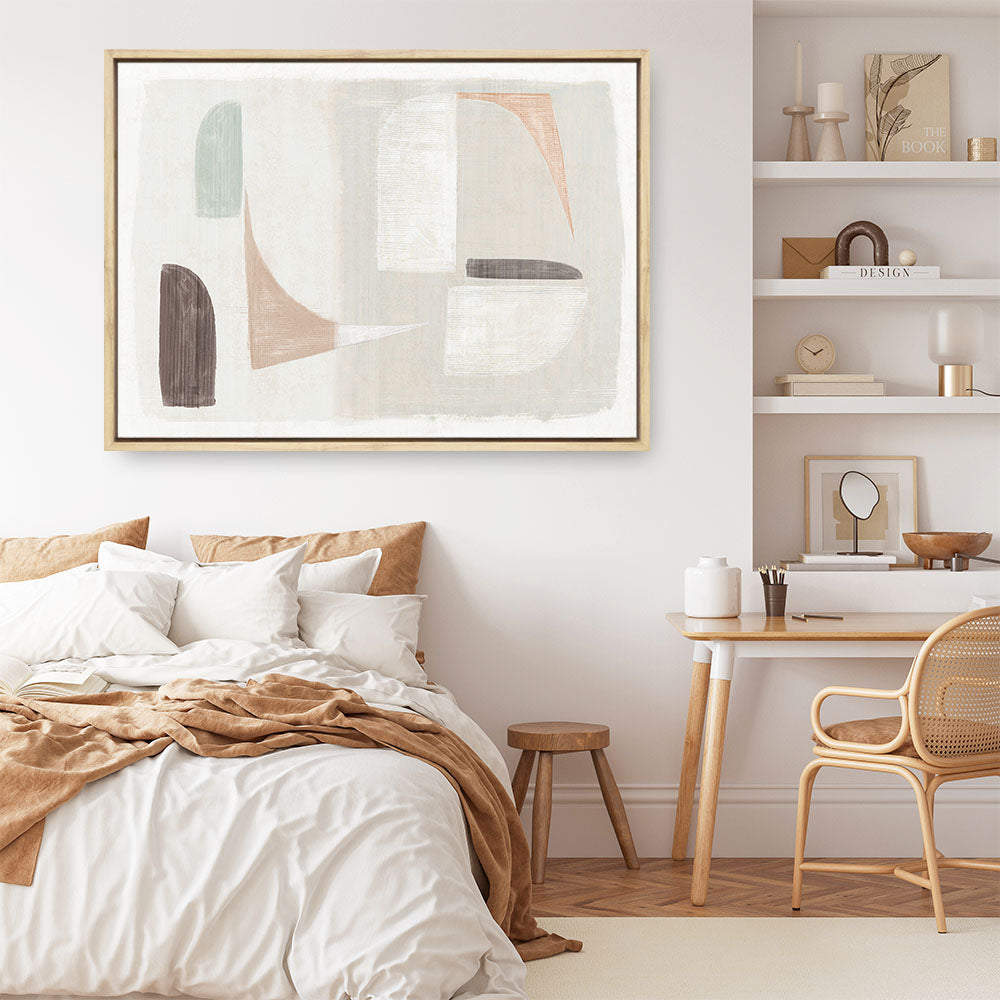 Shop Moda Canvas Print a painted abstract themed framed canvas wall art print from The Print Emporium artwork collection - Buy Australian made fine art painting style stretched canvas prints for the home and your interior decor space, TPE-PC-EW827-CA-35X46-NF