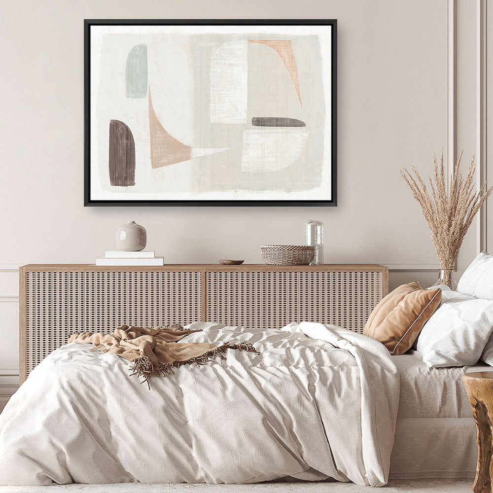 Shop Moda Canvas Print a painted abstract themed framed canvas wall art print from The Print Emporium artwork collection - Buy Australian made fine art painting style stretched canvas prints for the home and your interior decor space, TPE-PC-EW827-CA-35X46-NF