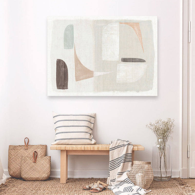 Shop Moda Canvas Print a painted abstract themed framed canvas wall art print from The Print Emporium artwork collection - Buy Australian made fine art painting style stretched canvas prints for the home and your interior decor space, TPE-PC-EW827-CA-35X46-NF