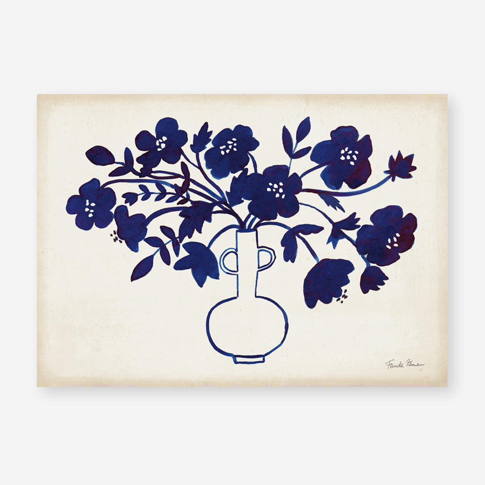Shop Modern Blue I Art Print a floral themed painted wall art print from The Print Emporium wall artwork collection - Buy Australian made fine art painting style poster and framed prints for the home and your interior decor room, TPE-WA-74160-AP