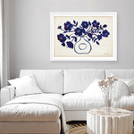 Shop Modern Blue II Art Print a floral themed painted wall art print from The Print Emporium wall artwork collection - Buy Australian made fine art painting style poster and framed prints for the home and your interior decor room, TPE-WA-74161-AP