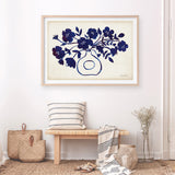 Shop Modern Blue II Art Print a floral themed painted wall art print from The Print Emporium wall artwork collection - Buy Australian made fine art painting style poster and framed prints for the home and your interior decor room, TPE-WA-74161-AP
