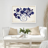 Shop Modern Blue II Art Print a floral themed painted wall art print from The Print Emporium wall artwork collection - Buy Australian made fine art painting style poster and framed prints for the home and your interior decor room, TPE-WA-74161-AP