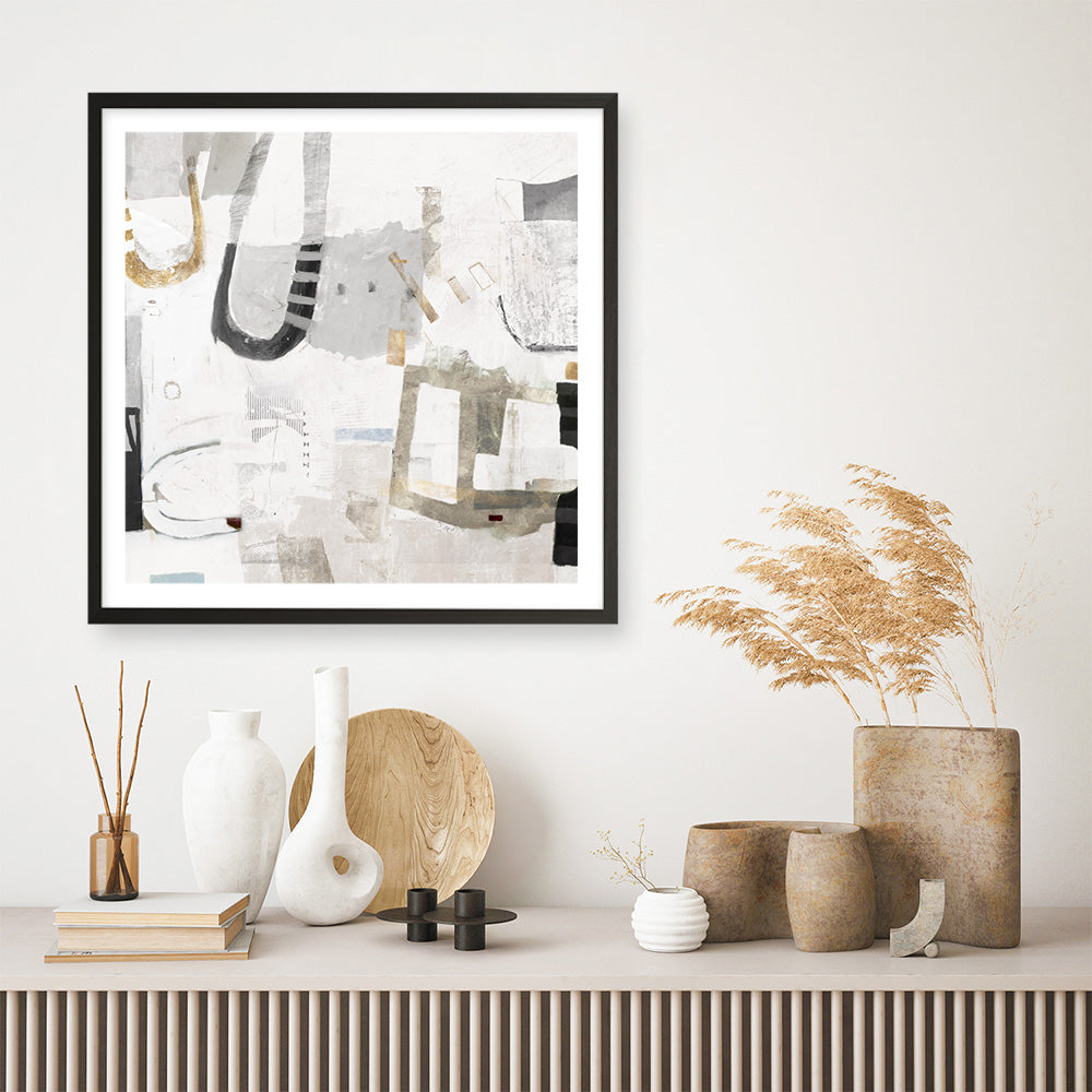 Shop Modern Rhythm (Square) Art Print a painted abstract themed wall art print from The Print Emporium wall artwork collection - Buy Australian made fine art painting style poster and framed prints for the home and your interior decor room, TPE-PC-AH001-AP