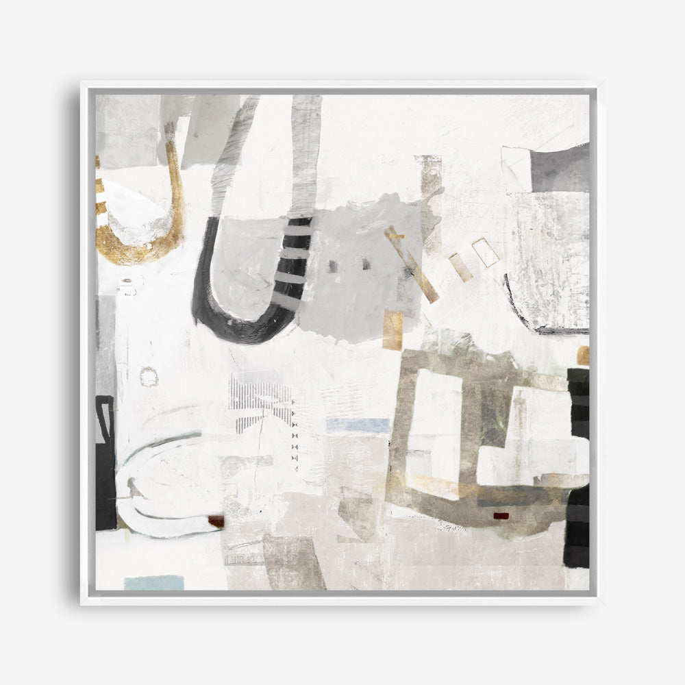 Shop Modern Rhythm (Square) Canvas Print a painted abstract themed framed canvas wall art print from The Print Emporium artwork collection - Buy Australian made fine art painting style stretched canvas prints for the home and your interior decor space, TPE-PC-AH001-CA-40X40-NF