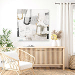 Shop Modern Rhythm (Square) Canvas Print a painted abstract themed framed canvas wall art print from The Print Emporium artwork collection - Buy Australian made fine art painting style stretched canvas prints for the home and your interior decor space, TPE-PC-AH001-CA-40X40-NF