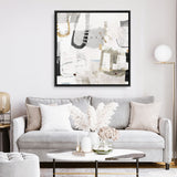 Shop Modern Rhythm (Square) Canvas Print a painted abstract themed framed canvas wall art print from The Print Emporium artwork collection - Buy Australian made fine art painting style stretched canvas prints for the home and your interior decor space, TPE-PC-AH001-CA-40X40-NF