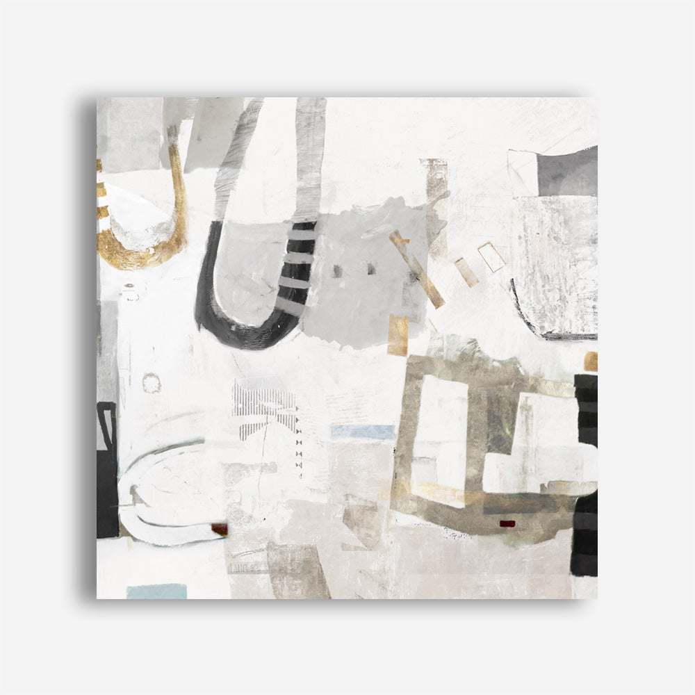 Shop Modern Rhythm (Square) Canvas Print a painted abstract themed framed canvas wall art print from The Print Emporium artwork collection - Buy Australian made fine art painting style stretched canvas prints for the home and your interior decor space, TPE-PC-AH001-CA-40X40-NF