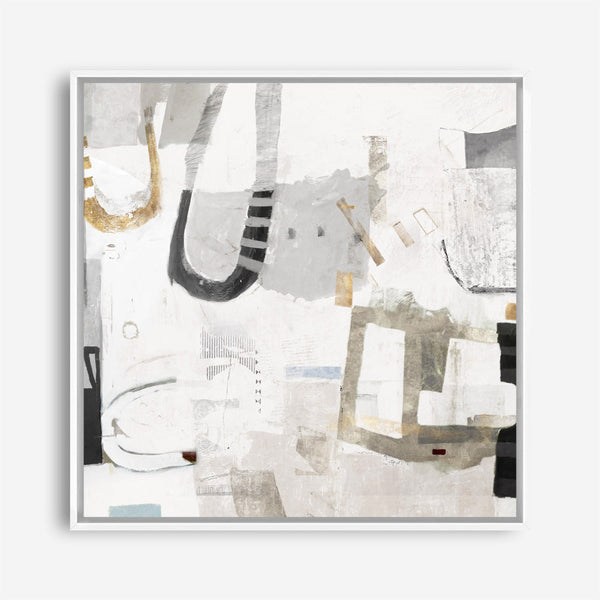 Shop Modern Rhythm (Square) Canvas Print a painted abstract themed framed canvas wall art print from The Print Emporium artwork collection - Buy Australian made fine art painting style stretched canvas prints for the home and your interior decor space, TPE-PC-AH001-CA-40X40-NF