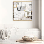 Shop Modern Rhythm (Square) Canvas Print a painted abstract themed framed canvas wall art print from The Print Emporium artwork collection - Buy Australian made fine art painting style stretched canvas prints for the home and your interior decor space, TPE-PC-AH001-CA-40X40-NF