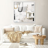 Shop Modern Rhythm (Square) Canvas Print a painted abstract themed framed canvas wall art print from The Print Emporium artwork collection - Buy Australian made fine art painting style stretched canvas prints for the home and your interior decor space, TPE-PC-AH001-CA-40X40-NF