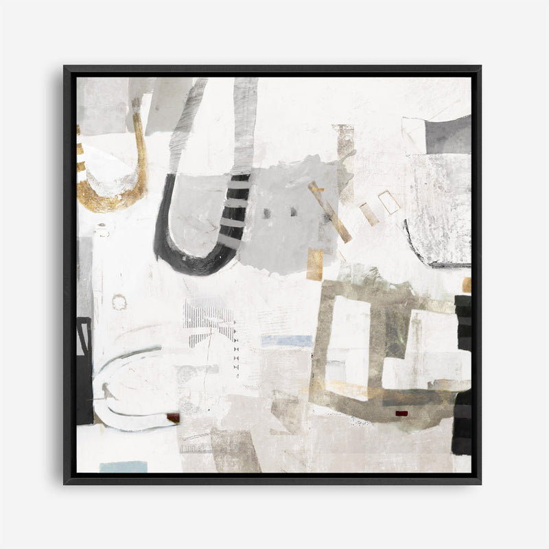 Shop Modern Rhythm (Square) Canvas Print a painted abstract themed framed canvas wall art print from The Print Emporium artwork collection - Buy Australian made fine art painting style stretched canvas prints for the home and your interior decor space, TPE-PC-AH001-CA-40X40-NF