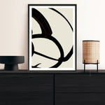 Shop Mono Brush 1 Art Print a painted abstract themed wall art print from The Print Emporium wall artwork collection - Buy Australian made fine art painting style poster and framed prints for the home and your interior decor room, TPE-DH-073-AP