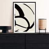 Shop Mono Brush 1 Art Print a painted abstract themed wall art print from The Print Emporium wall artwork collection - Buy Australian made fine art painting style poster and framed prints for the home and your interior decor room, TPE-DH-073-AP