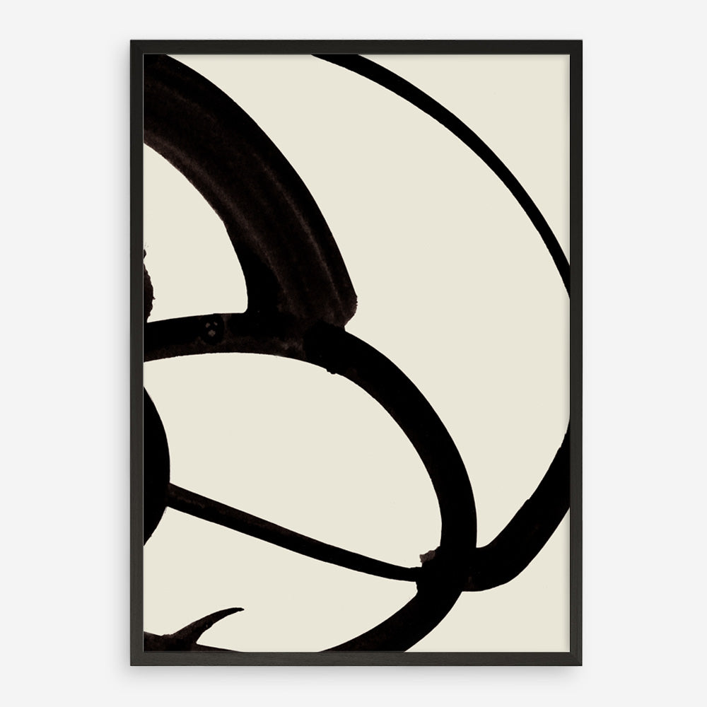 Shop Mono Brush 1 Art Print a painted abstract themed wall art print from The Print Emporium wall artwork collection - Buy Australian made fine art painting style poster and framed prints for the home and your interior decor room, TPE-DH-073-AP