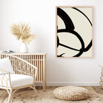 Shop Mono Brush 1 Art Print a painted abstract themed wall art print from The Print Emporium wall artwork collection - Buy Australian made fine art painting style poster and framed prints for the home and your interior decor room, TPE-DH-073-AP