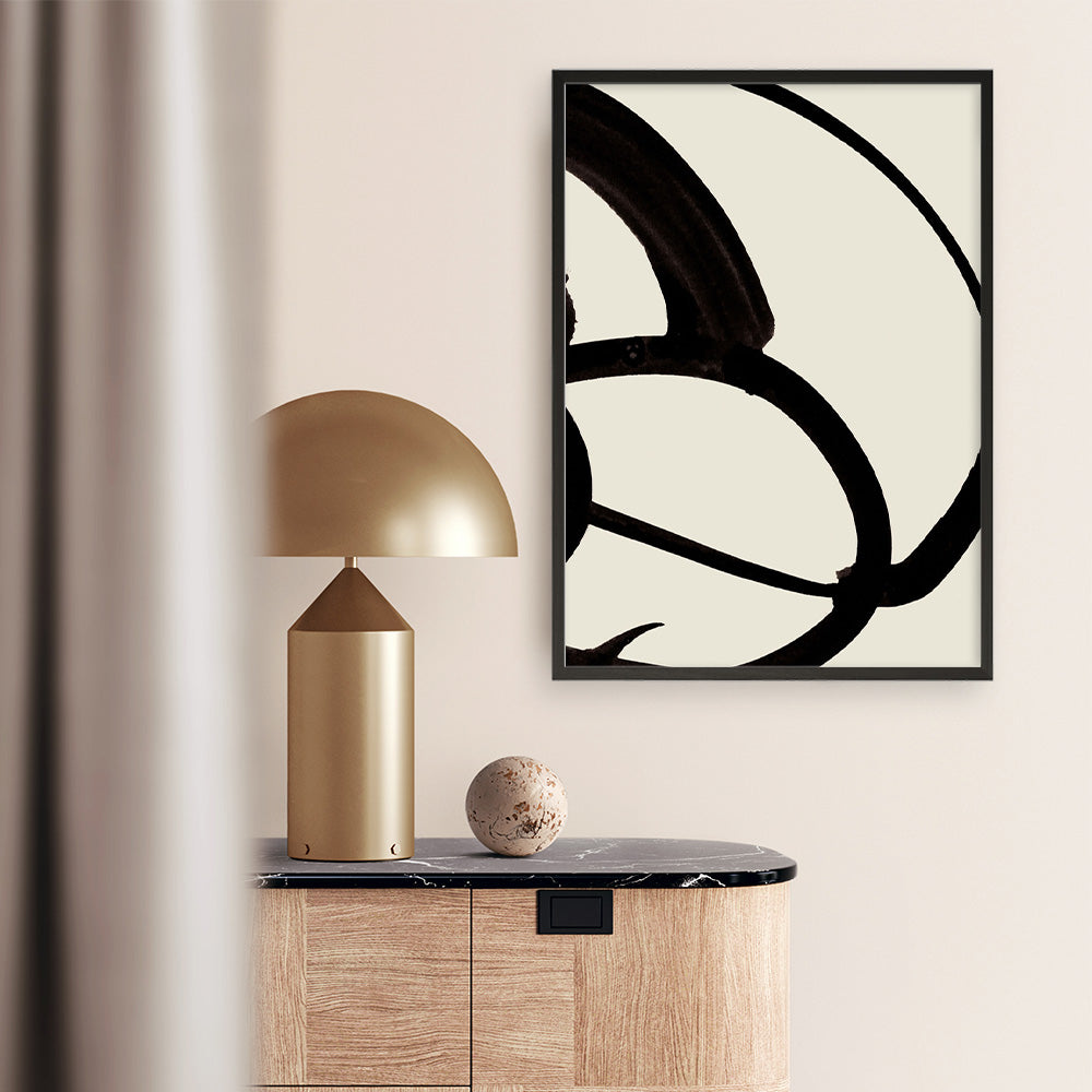 Shop Mono Brush 1 Art Print a painted abstract themed wall art print from The Print Emporium wall artwork collection - Buy Australian made fine art painting style poster and framed prints for the home and your interior decor room, TPE-DH-073-AP