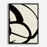 Shop Mono Brush 1 Canvas Print a painted abstract themed framed canvas wall art print from The Print Emporium artwork collection - Buy Australian made fine art painting style stretched canvas prints for the home and your interior decor space, TPE-DH-073-CA-35X46-NF