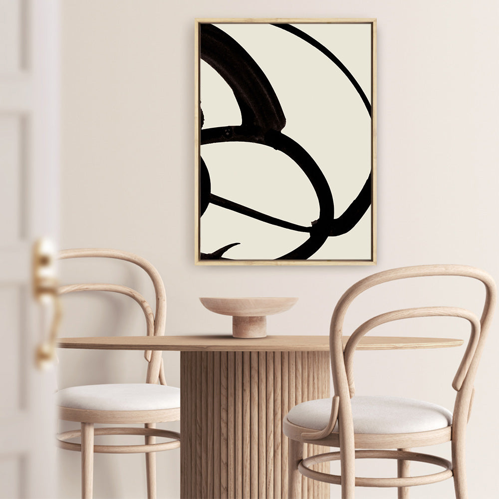 Shop Mono Brush 1 Canvas Print a painted abstract themed framed canvas wall art print from The Print Emporium artwork collection - Buy Australian made fine art painting style stretched canvas prints for the home and your interior decor space, TPE-DH-073-CA-35X46-NF