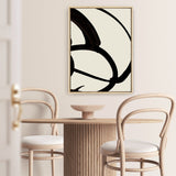 Shop Mono Brush 1 Canvas Print a painted abstract themed framed canvas wall art print from The Print Emporium artwork collection - Buy Australian made fine art painting style stretched canvas prints for the home and your interior decor space, TPE-DH-073-CA-35X46-NF