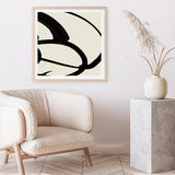 Shop Mono Brush 1 (Square) Art Print a painted abstract themed wall art print from The Print Emporium wall artwork collection - Buy Australian made fine art painting style poster and framed prints for the home and your interior decor room, TPE-DH-296-AP