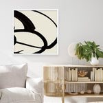 Shop Mono Brush 1 (Square) Art Print a painted abstract themed wall art print from The Print Emporium wall artwork collection - Buy Australian made fine art painting style poster and framed prints for the home and your interior decor room, TPE-DH-296-AP