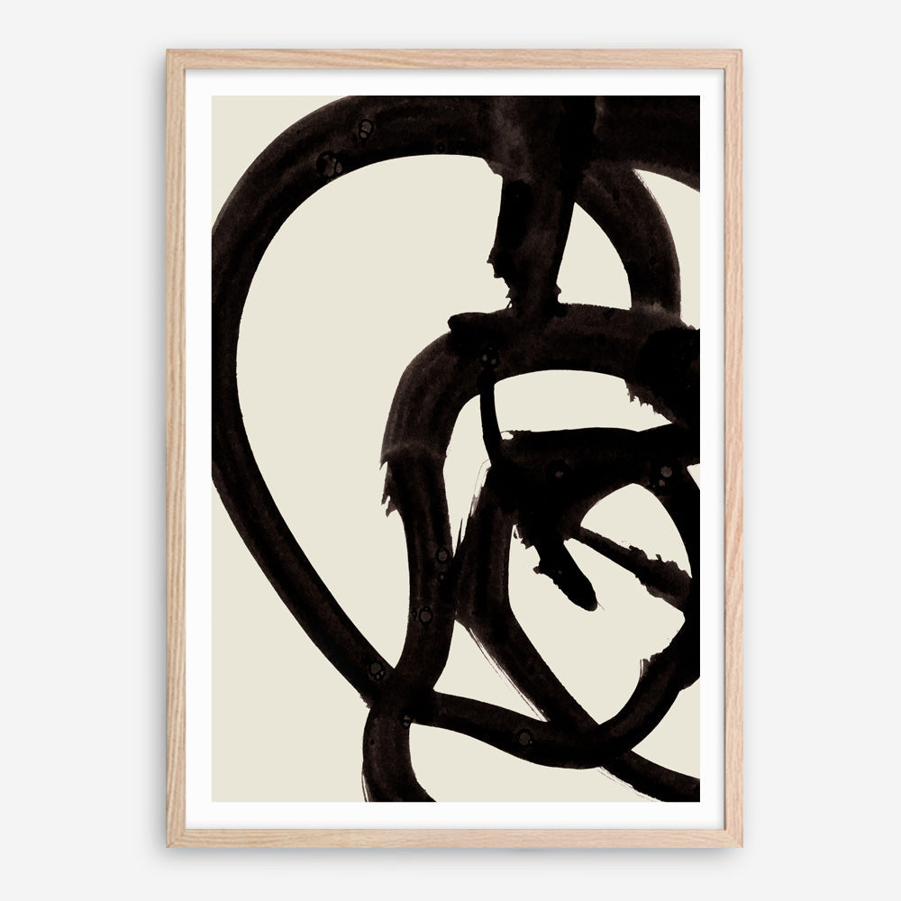 Shop Mono Brush 2 Art Print a painted abstract themed wall art print from The Print Emporium wall artwork collection - Buy Australian made fine art painting style poster and framed prints for the home and your interior decor room, TPE-DH-074-AP