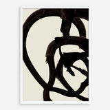 Shop Mono Brush 2 Art Print a painted abstract themed wall art print from The Print Emporium wall artwork collection - Buy Australian made fine art painting style poster and framed prints for the home and your interior decor room, TPE-DH-074-AP