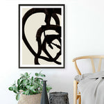 Shop Mono Brush 2 Art Print a painted abstract themed wall art print from The Print Emporium wall artwork collection - Buy Australian made fine art painting style poster and framed prints for the home and your interior decor room, TPE-DH-074-AP