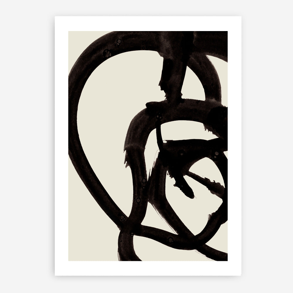 Shop Mono Brush 2 Art Print a painted abstract themed wall art print from The Print Emporium wall artwork collection - Buy Australian made fine art painting style poster and framed prints for the home and your interior decor room, TPE-DH-074-AP