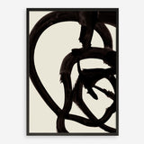 Shop Mono Brush 2 Art Print a painted abstract themed wall art print from The Print Emporium wall artwork collection - Buy Australian made fine art painting style poster and framed prints for the home and your interior decor room, TPE-DH-074-AP