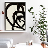 Shop Mono Brush 2 Art Print a painted abstract themed wall art print from The Print Emporium wall artwork collection - Buy Australian made fine art painting style poster and framed prints for the home and your interior decor room, TPE-DH-074-AP