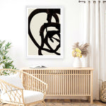 Shop Mono Brush 2 Art Print a painted abstract themed wall art print from The Print Emporium wall artwork collection - Buy Australian made fine art painting style poster and framed prints for the home and your interior decor room, TPE-DH-074-AP