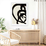 Shop Mono Brush 2 Art Print a painted abstract themed wall art print from The Print Emporium wall artwork collection - Buy Australian made fine art painting style poster and framed prints for the home and your interior decor room, TPE-DH-074-AP