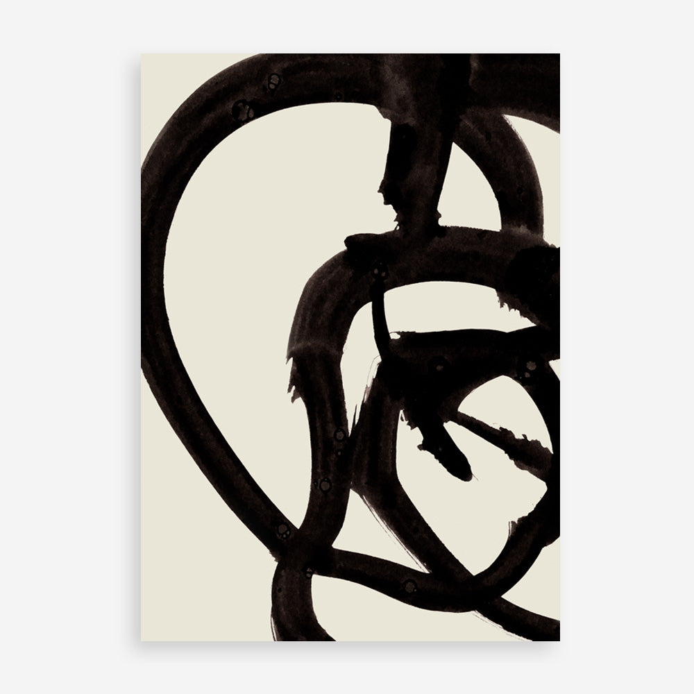 Shop Mono Brush 2 Art Print a painted abstract themed wall art print from The Print Emporium wall artwork collection - Buy Australian made fine art painting style poster and framed prints for the home and your interior decor room, TPE-DH-074-AP